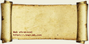 Žanka Karadžić vizit kartica